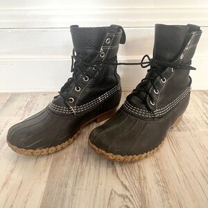 L.L.Bean Boots 8" Black 6M